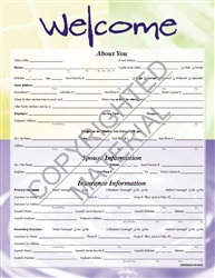 AD-CUST-02  Adult Welcome Form - BOOK Style
