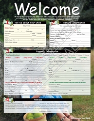 CA7300  Basket Child Welcome Form - BOOK Style