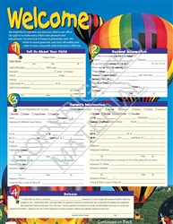 CB7310   Balloon Race Children's Welcome Form - BOOK Style