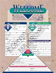 DDS-2A  Original Adult Welcome Form - BOOK Style