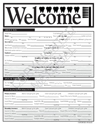 835A  Welcome Wood Adult Welcome Form- STENO Style
